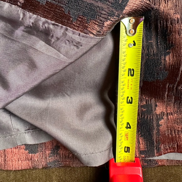 Votre Nom Paris Pretty Red Metallic Black Sleeveless Sheath Dress SZ 3  US SZ 6 - Picture 13 of 14